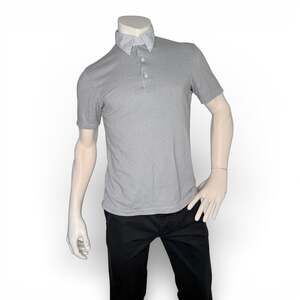 Uniqlo pinstripe polo